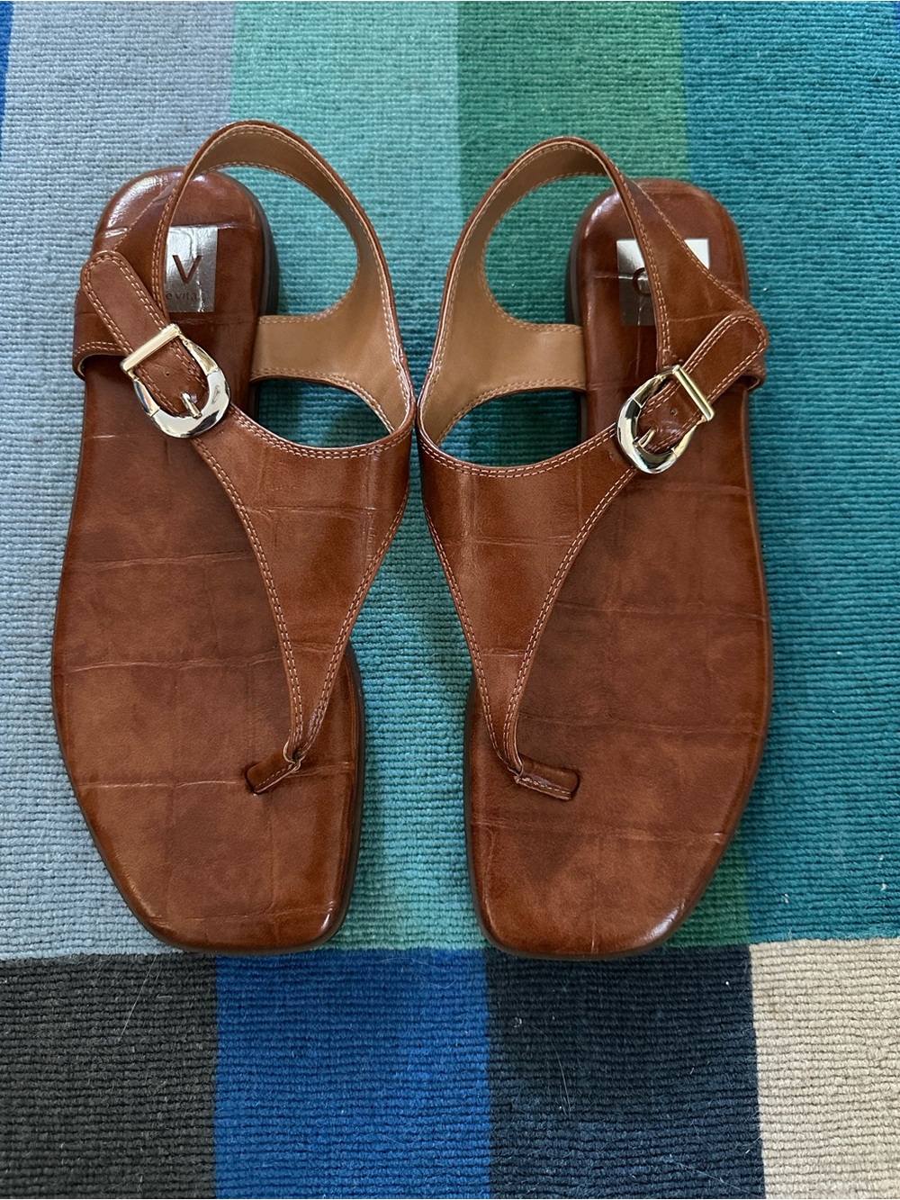 Dolce Vita tan malanee thong sandals